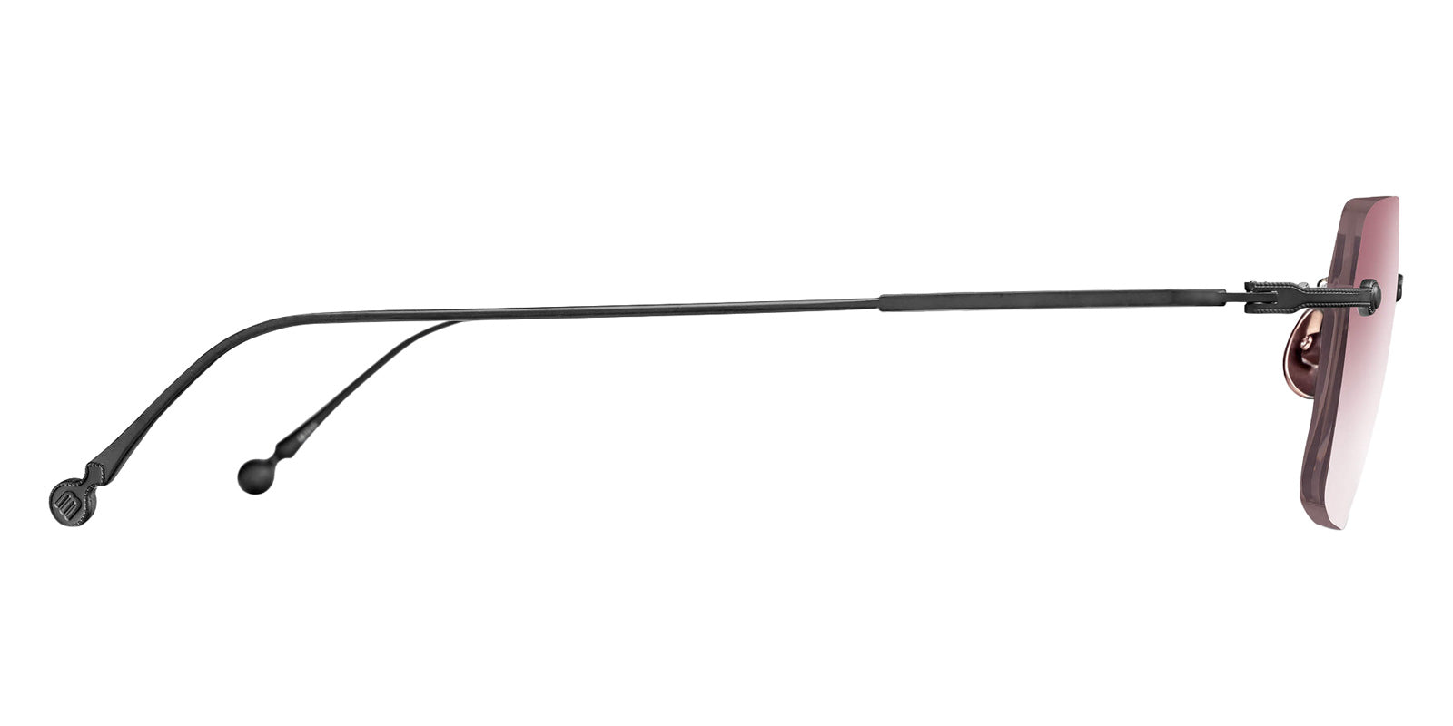 Matsuda M5008 51 - Matte Black / Rose Gradient #id:m5008matteblackrosegradient51_s:102110