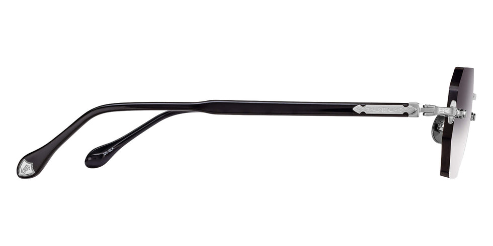 Matsuda M5010 51 - Brushed Silver/Black / Gray Gradient #id:m5010brushedsilverblackgreygradient51_s:102110