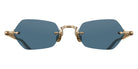 Matsuda M5011 50 - Brushed Gold/Navy / Blue Gray #id:m5011brushedgoldnavybluegrey50_s:102100