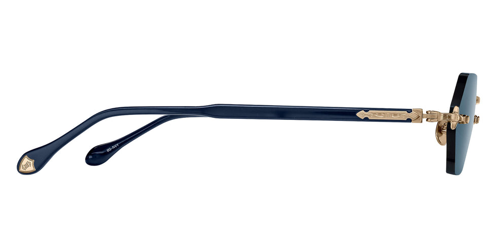 Matsuda M5011 50 - Brushed Gold/Navy / Blue Gray #id:m5011brushedgoldnavybluegrey50_s:102110