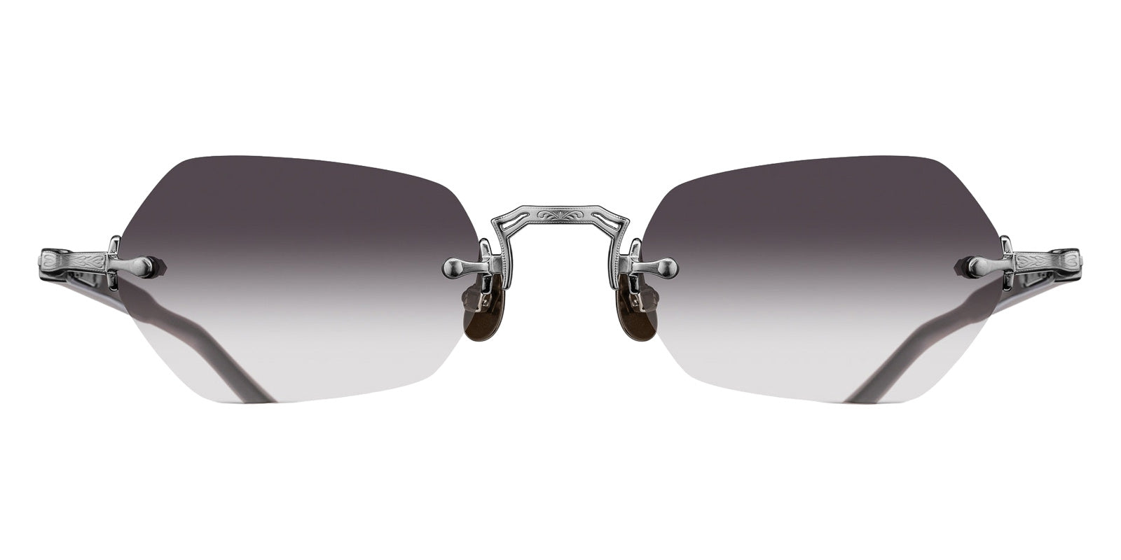 Matsuda M5011 50 - Brushed Silver/Black / Gray Gradient #id:m5011brushedsilverblackgreygradient50_s:104100