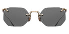 Matsuda M5012 Sun 49 - Brushed Gold / Gray #id:m5012brushedgoldgreysunglass_s:102100