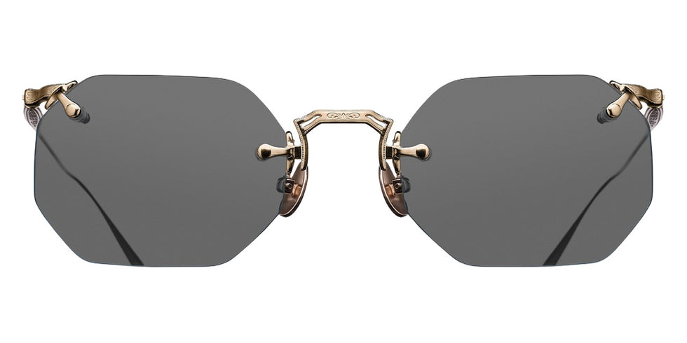 Matsuda M5012 Sun 49 - Brushed Gold / Gray #id:m5012brushedgoldgreysunglass_s:102100