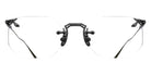 Matsuda M5012 49 - Matte Black #id:m5012matteblackgeometricclearlens49_s:100100