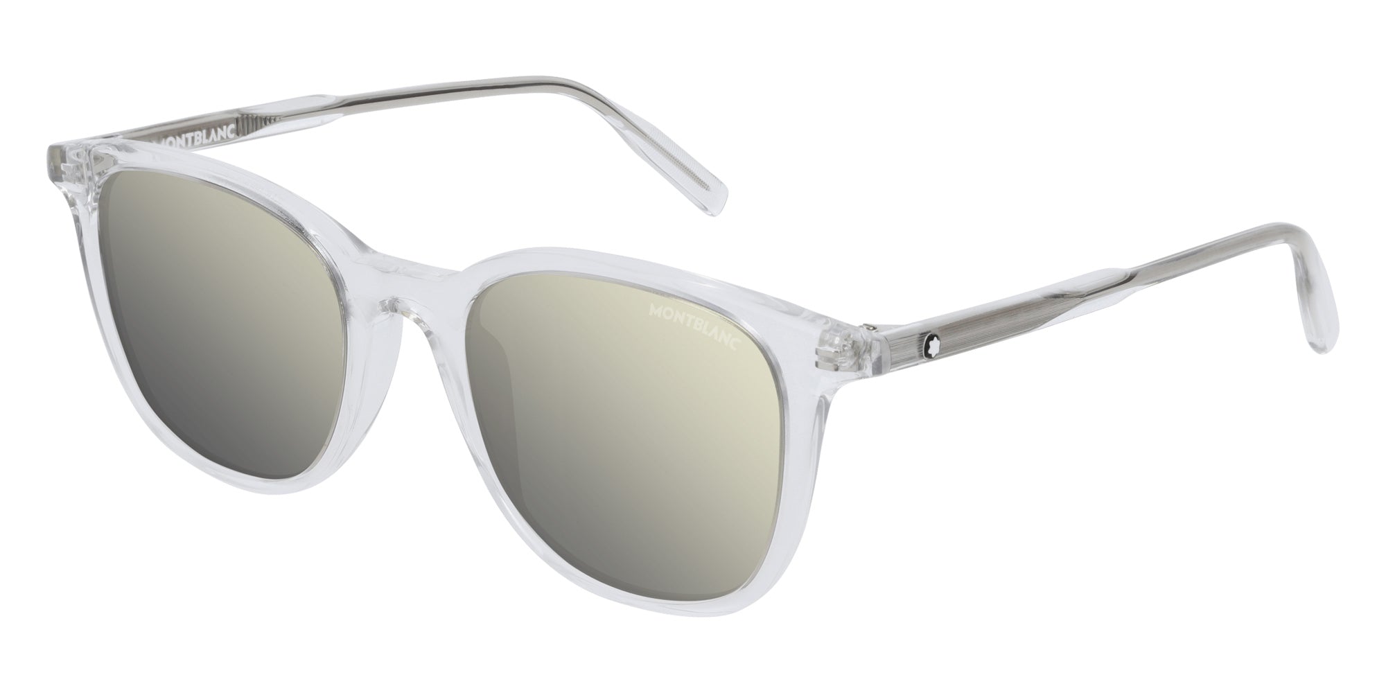 Montblanc MB0006S 005 52 - Crystal / White Mirrored #id:mb0006s005_s:106100