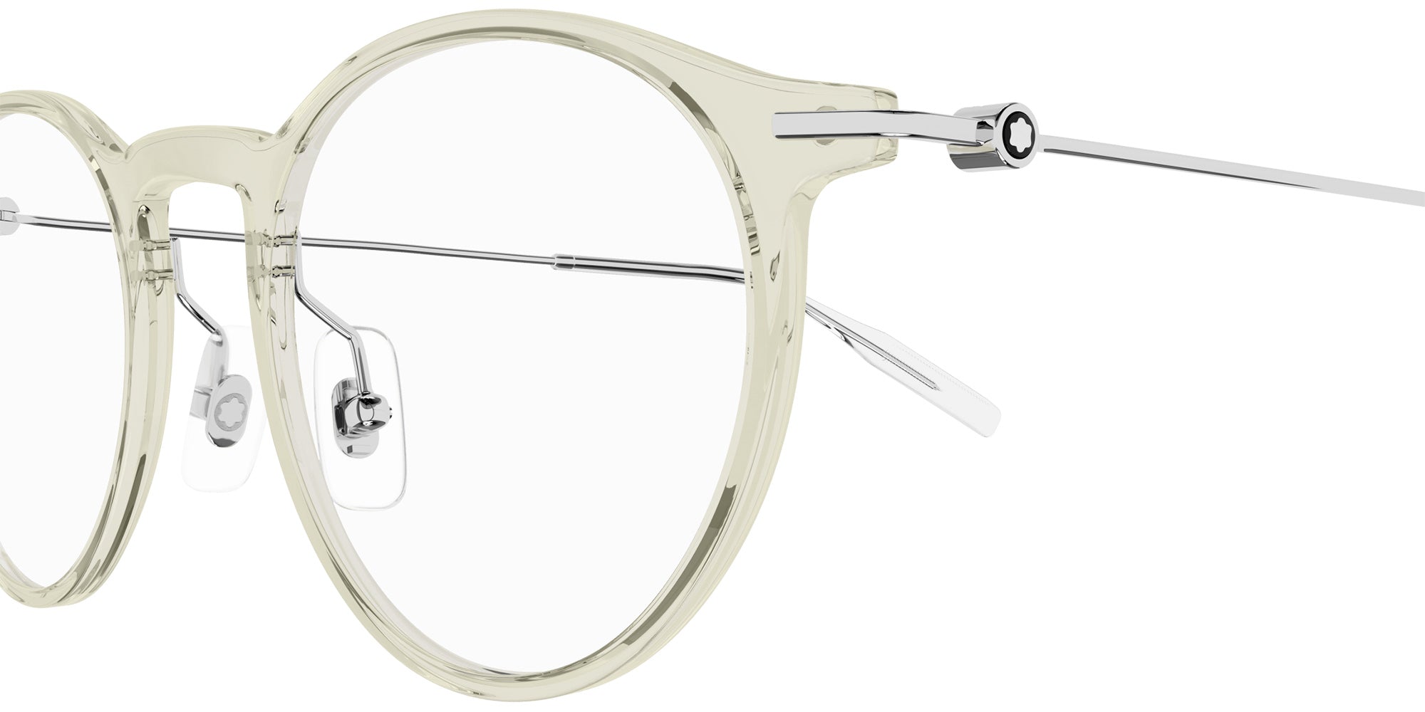 Montblanc MB0099O 002 48 - Beige/Silver #id:mb0099o002_s:100110