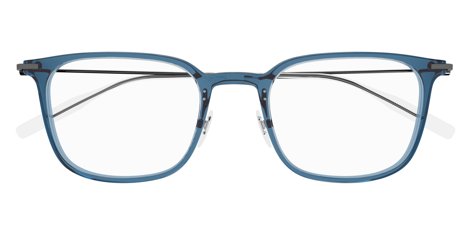 Montblanc MB0100O 006 52 - Blue/Gunmetal #id:mb0100o006_s:100100