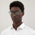 Montblanc MB0100O 006 52 - Blue/Gunmetal #id:mb0100o006_s:100115