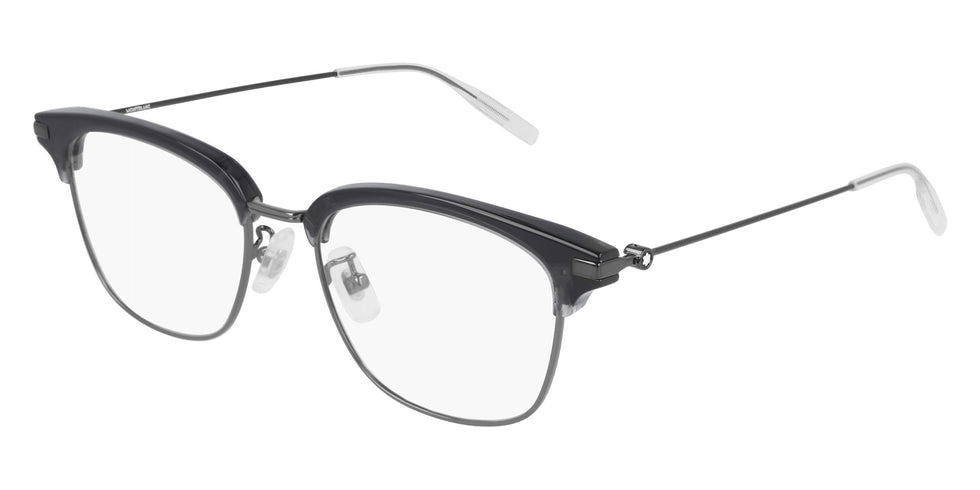 Montblanc MB0141OK 003 53 - Gray/Gunmetal #id:mb0141ok003_s:102100