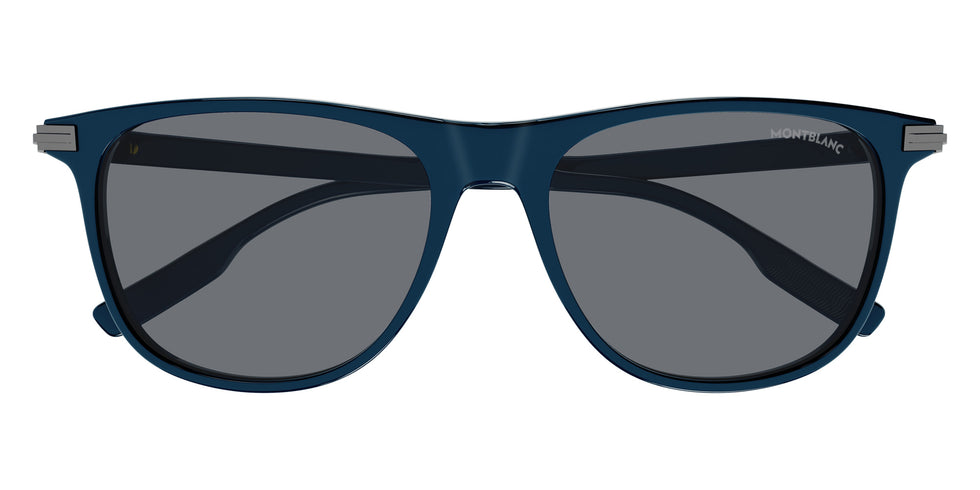 Montblanc MB0216S 003 56 - Blue / Gray #id:mb0216s003_s:102100