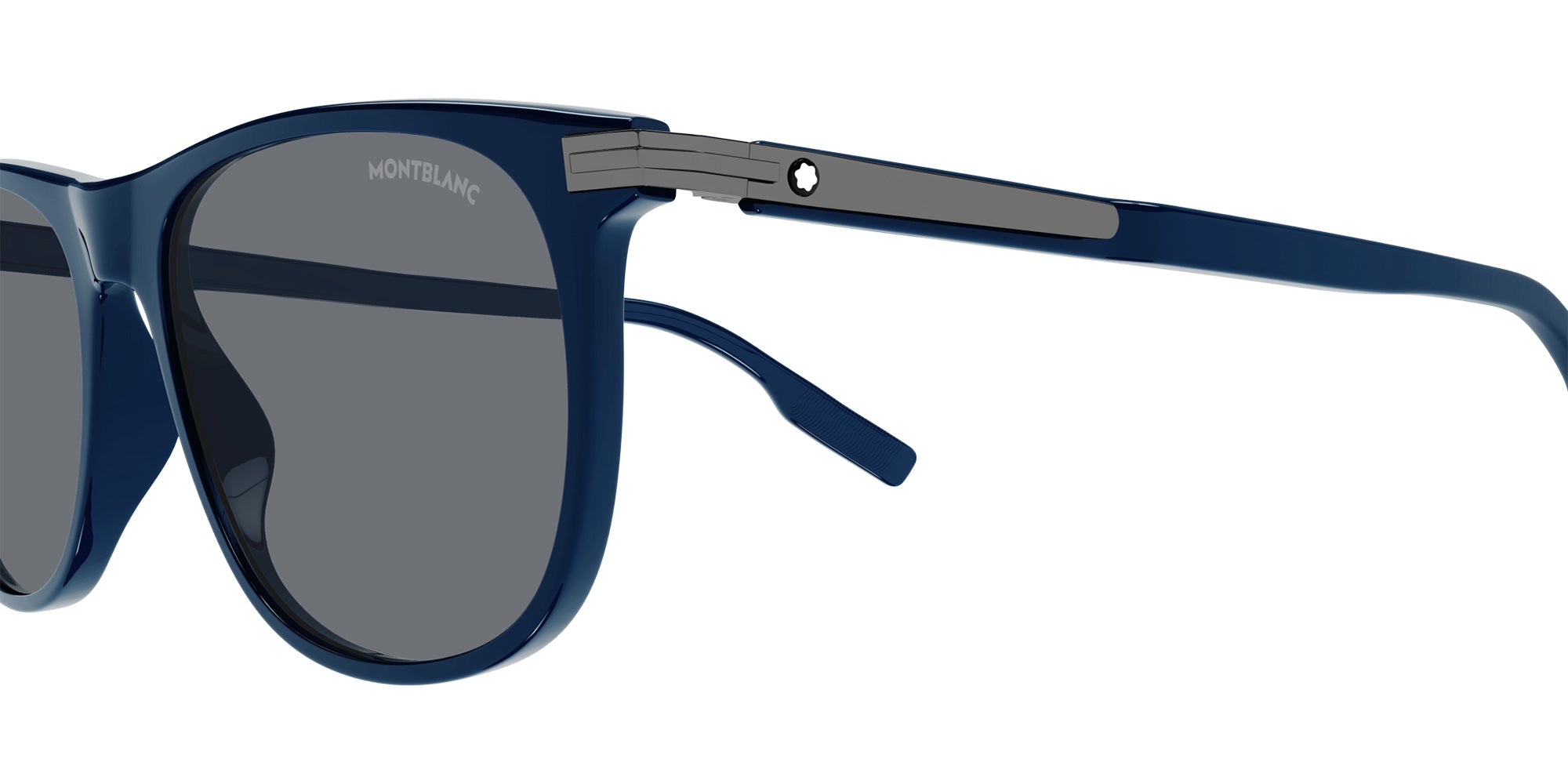 Montblanc MB0216S 003 56 - Blue / Gray #id:mb0216s003_s:102110