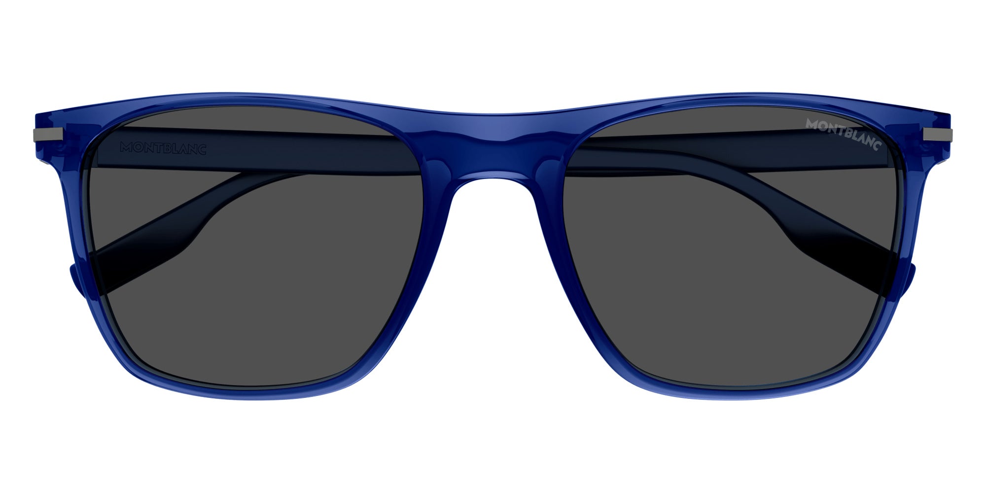 Montblanc MB0248S 002 55 - Blue / Smoke #id:mb0248s002_s:100100