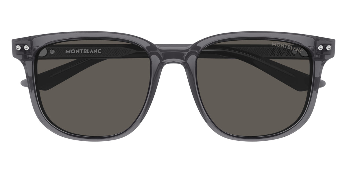 Montblanc MB0258SA 003 55 - Gray/Black / Gray #id:mb0258sa003_s:102100