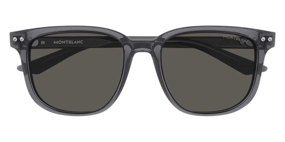 Montblanc MB0258SA 003 55 - Gray/Black / Gray #id:mb0258sa003_s:102100