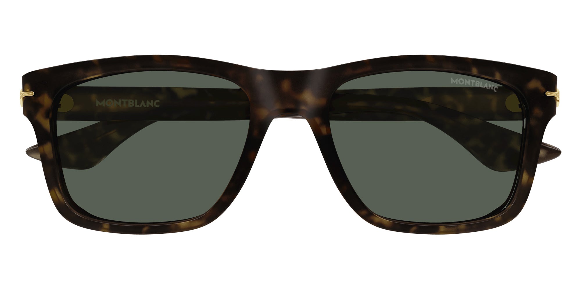 Montblanc MB0263S 002 54 - Havana / Green #id:mb0263s002_s:100100