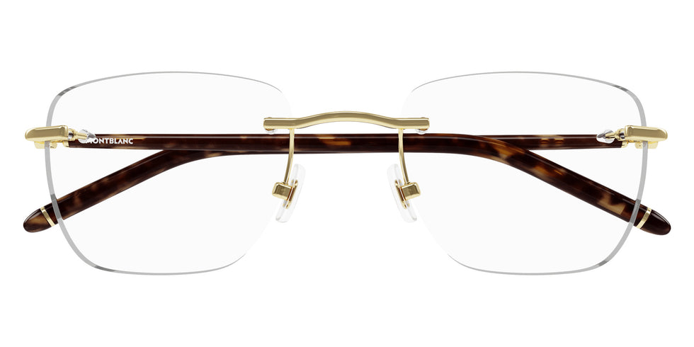 Montblanc MB0274O 004 53 - Gold/Havana #id:mb0274o004_s:102100