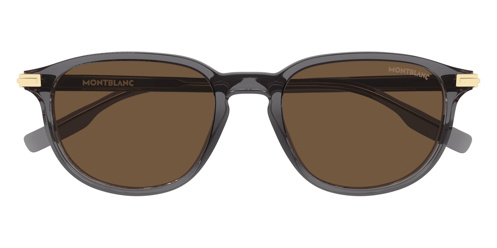 Montblanc MB0276S 004 52 - Gray / Brown #id:mb0276s004_s:100100