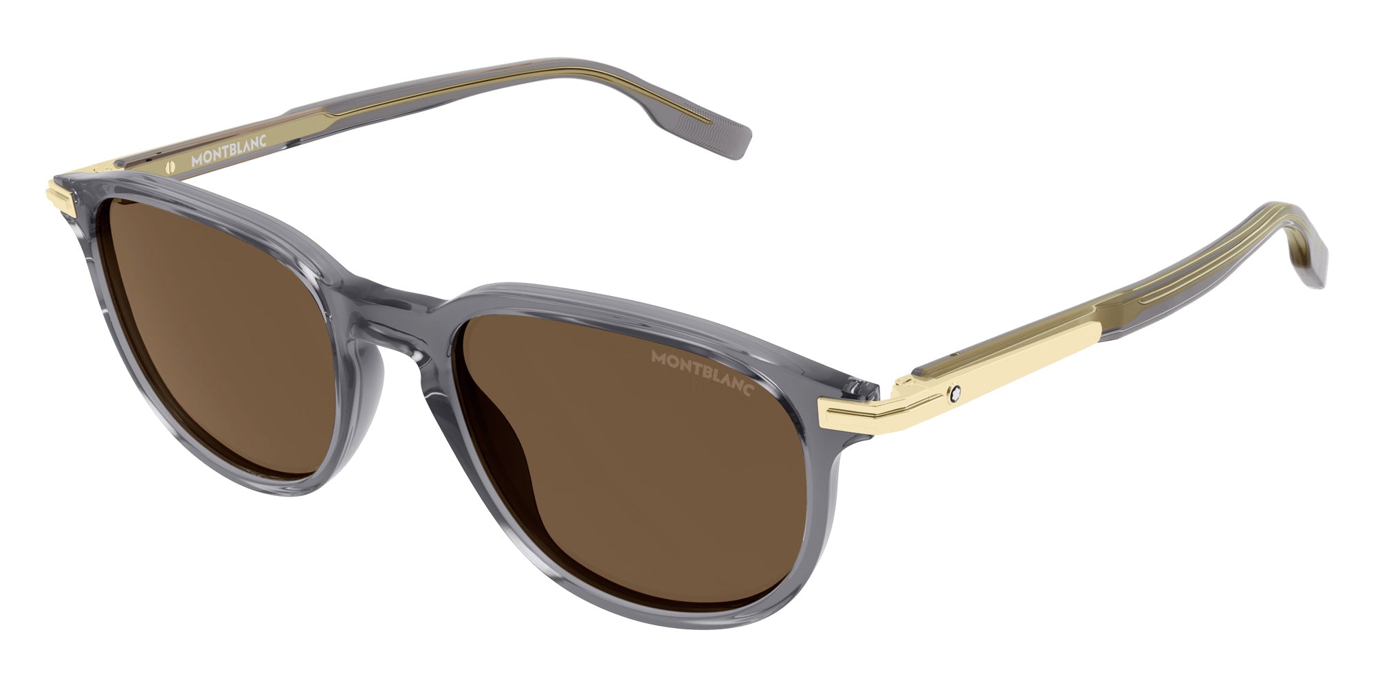 Montblanc MB0276S 004 52 - Gray / Brown #id:mb0276s004_s:100105