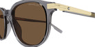 Montblanc MB0276S 004 52 - Gray / Brown #id:mb0276s004_s:100110