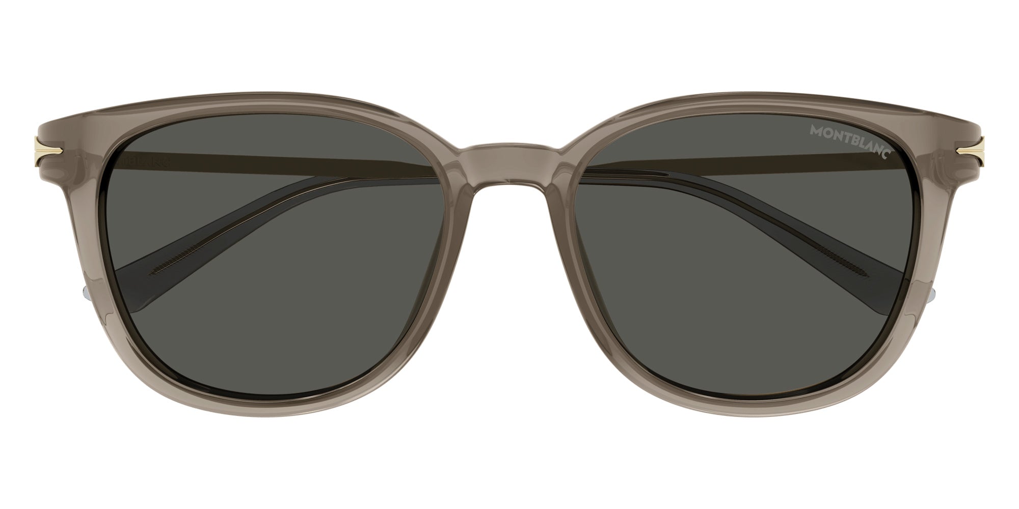 Montblanc MB0304SA 004 55 - Brown/Gold / Gray #id:mb0304sa004_s:102100