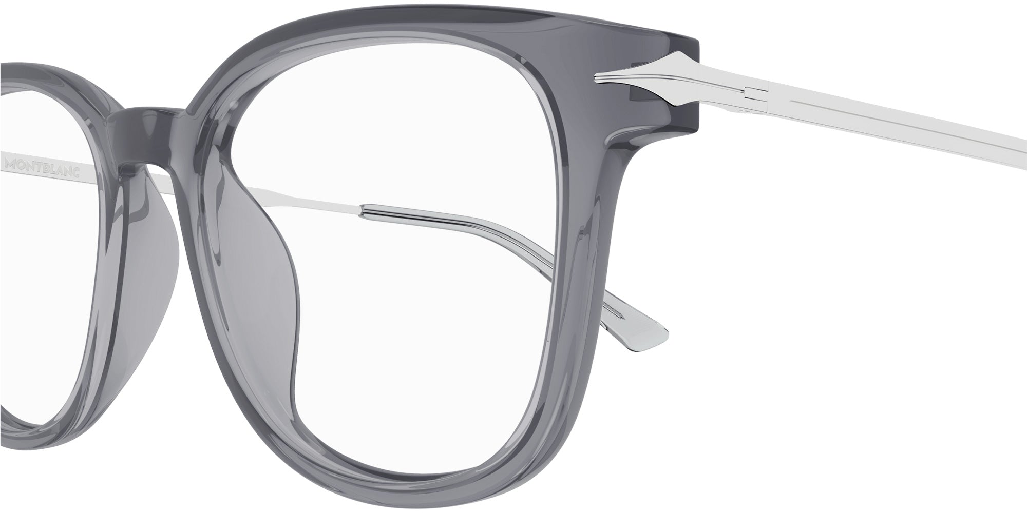 Montblanc MB0309OA 003 53 - Gray/Silver #id:mb0309oa003_s:100110