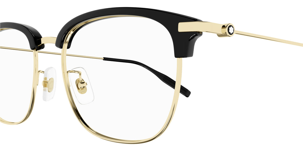 Montblanc MB0316OA 002 55 - Black/Gold #id:mb0316oa002_s:100110