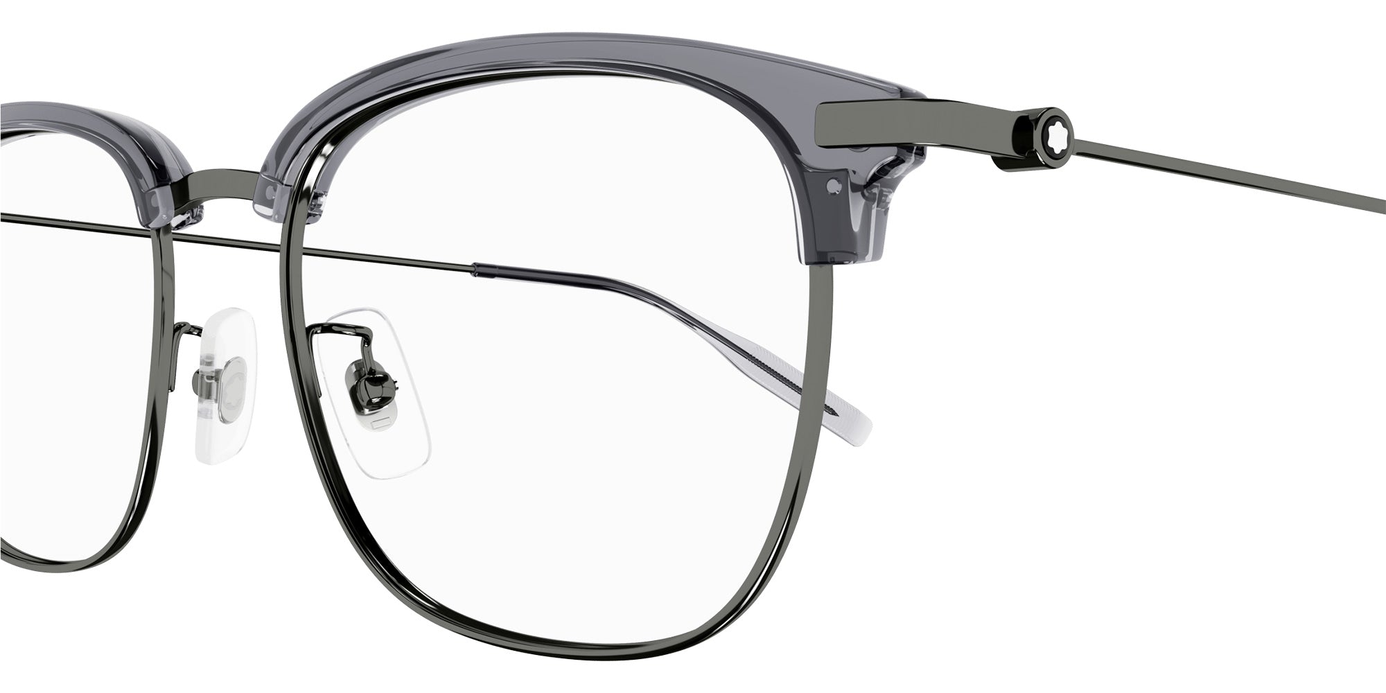 Montblanc MB0316OA 003 55 - Gray/Silver #id:mb0316oa003_s:102110