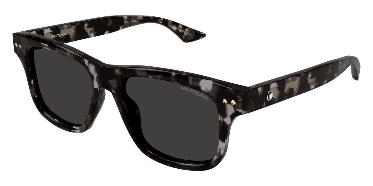 Montblanc MB0319S 003 55 - Black / Gray #id:mb0319s003_s:100105