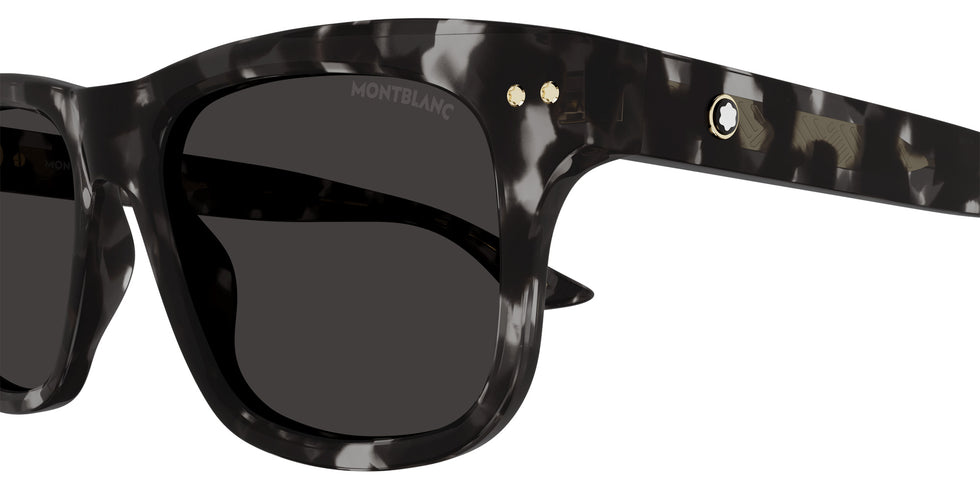 Montblanc MB0319S 003 55 - Black / Gray #id:mb0319s003_s:100110