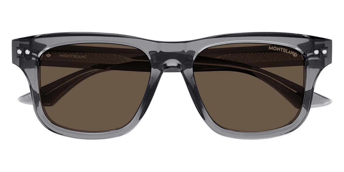 Montblanc MB0319S 004 55 - Gray / Brown #id:mb0319s004_s:102100