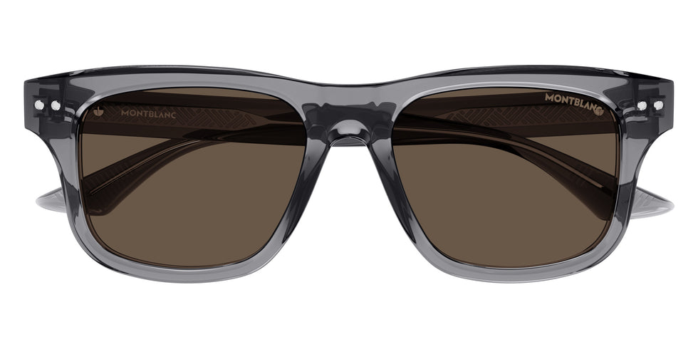 Montblanc MB0319S 004 55 - Gray / Brown #id:mb0319s004_s:102100