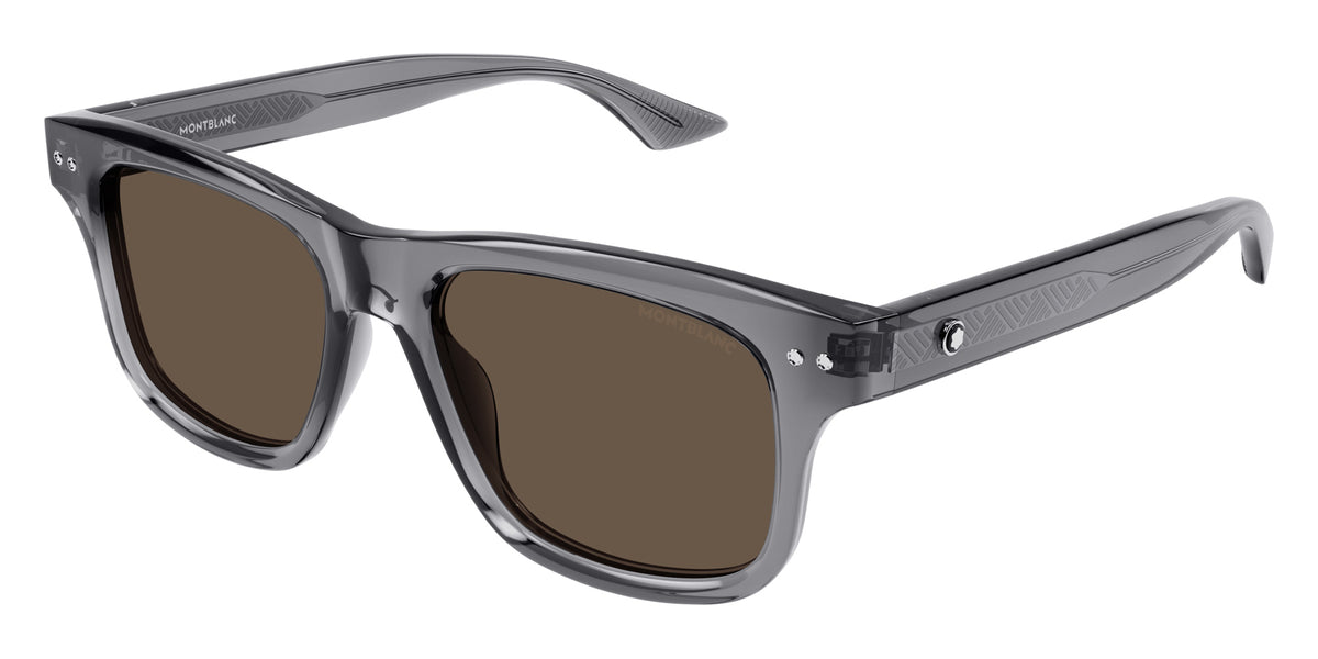 Montblanc MB0319S 004 55 - Gray / Brown #id:mb0319s004_s:102105