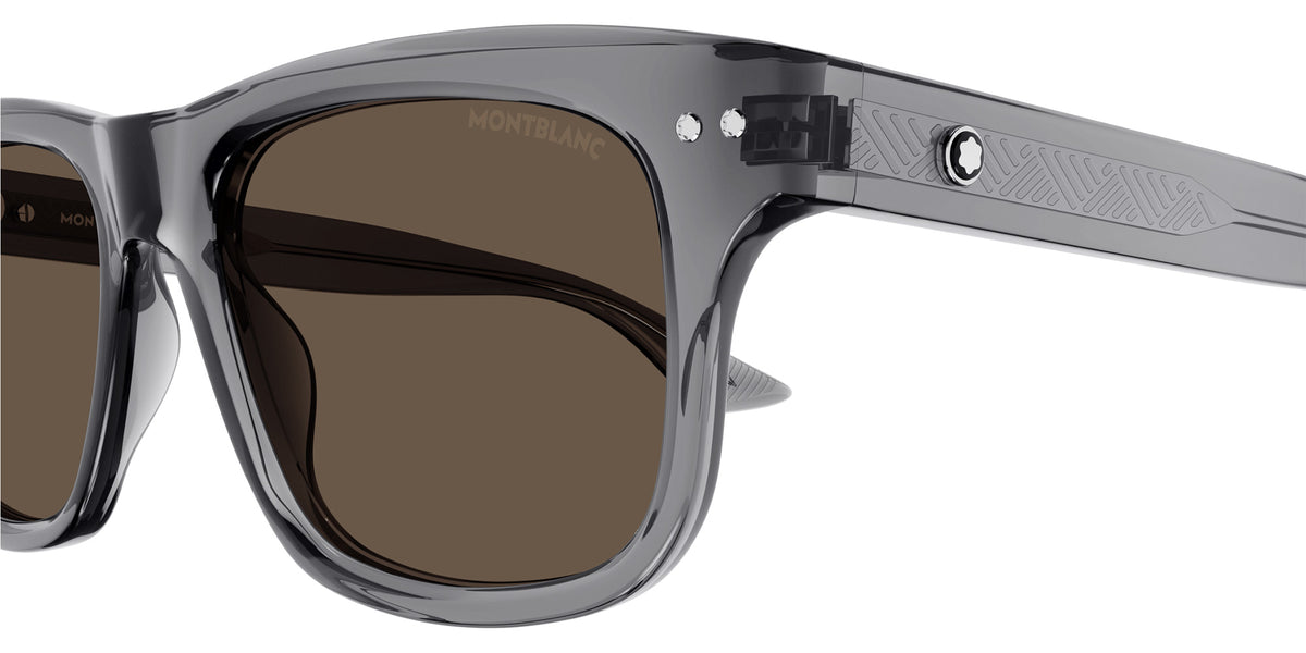 Montblanc MB0319S 004 55 - Gray / Brown #id:mb0319s004_s:102110