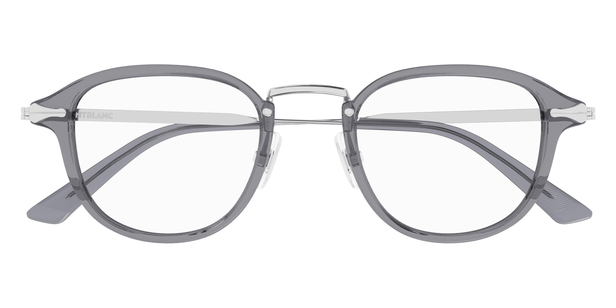 Montblanc MB0336O 004 48 - Gray/Silver #id:mb0336o004_s:102100