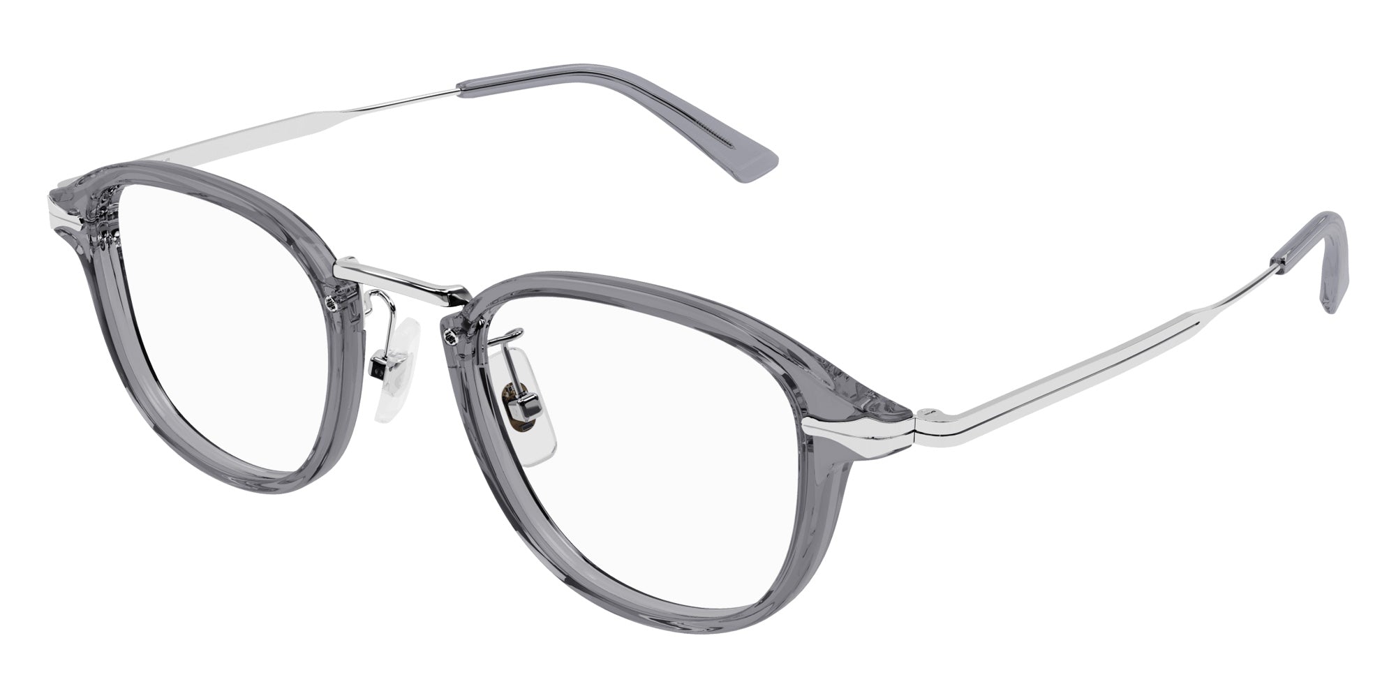 Montblanc MB0336O 004 48 - Gray/Silver #id:mb0336o004_s:102105