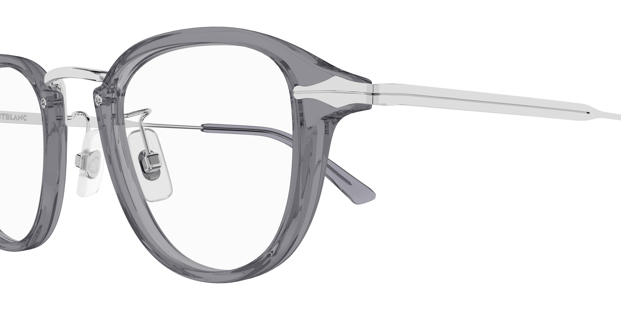 Montblanc MB0336O 004 48 - Gray/Silver #id:mb0336o004_s:102110