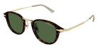Montblanc MB0336S 002 48 - Havana/Gold / Green #id:mb0336s002_s:100105