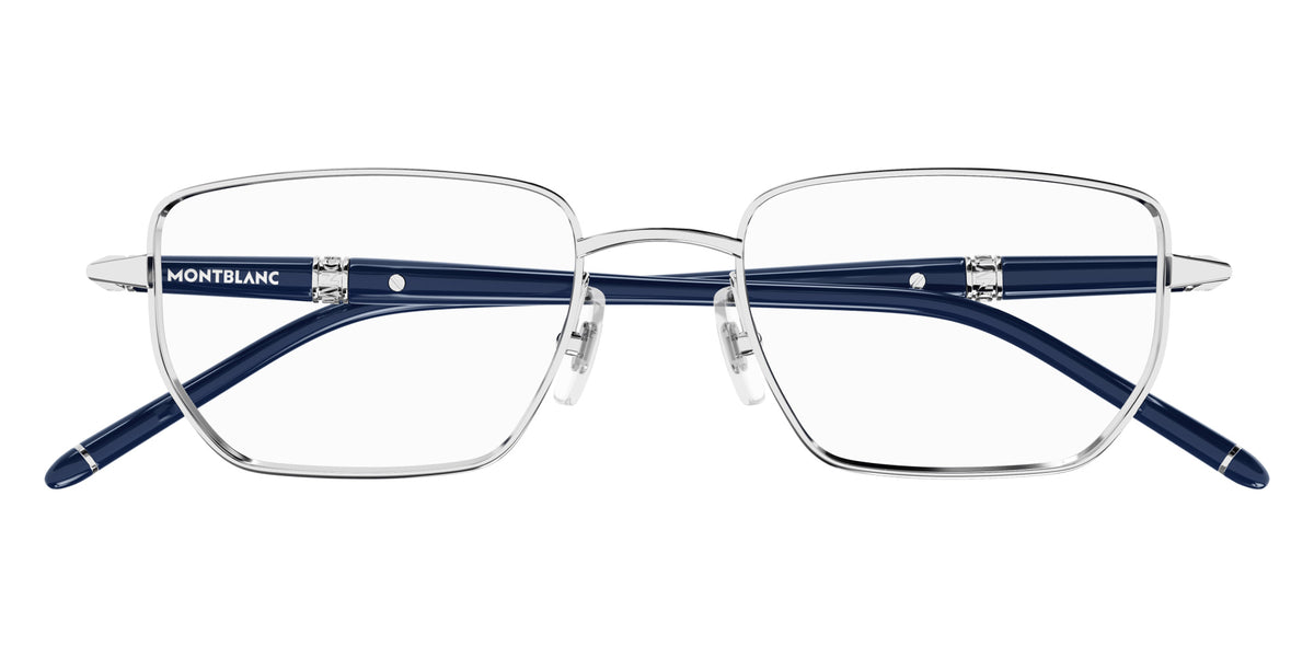 Montblanc MB0347O 002 52 - Silver/Blue #id:mb0347o002_s:102100