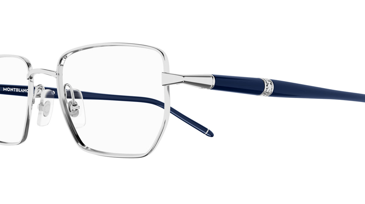 Montblanc MB0347O 002 52 - Silver/Blue #id:mb0347o002_s:102110