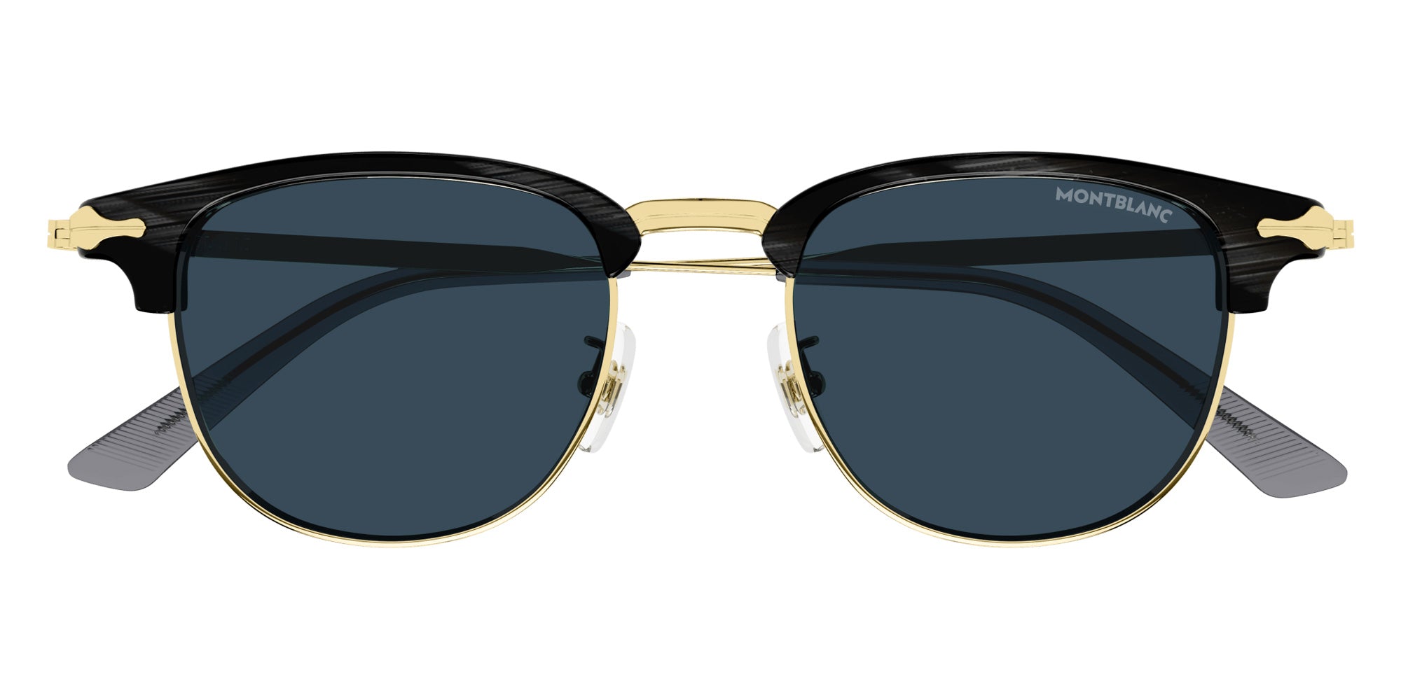 Montblanc MB0364S 003 49 - Gray/Gold / Blue #id:mb0364s003_s:100100