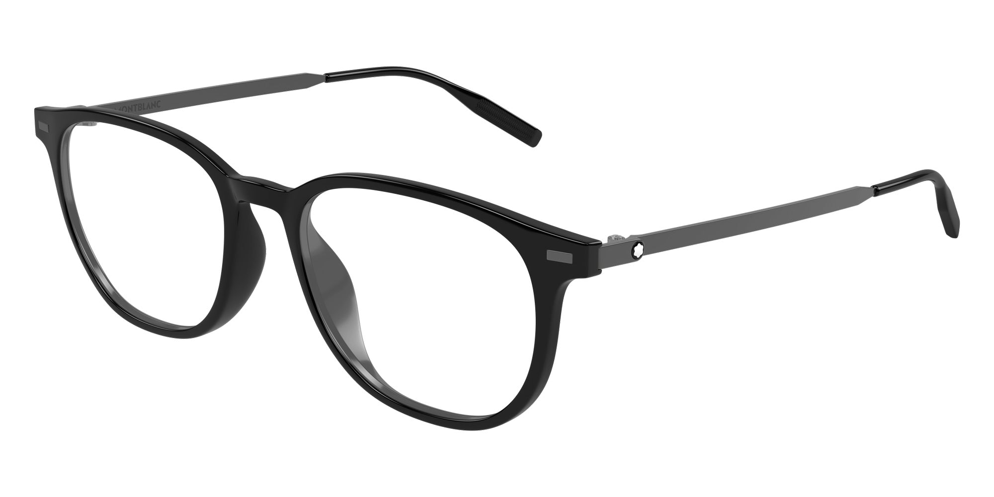 Montblanc MB0448OA 001 53 - Black/Gunmetal #id:mb0448oa001_s:100105