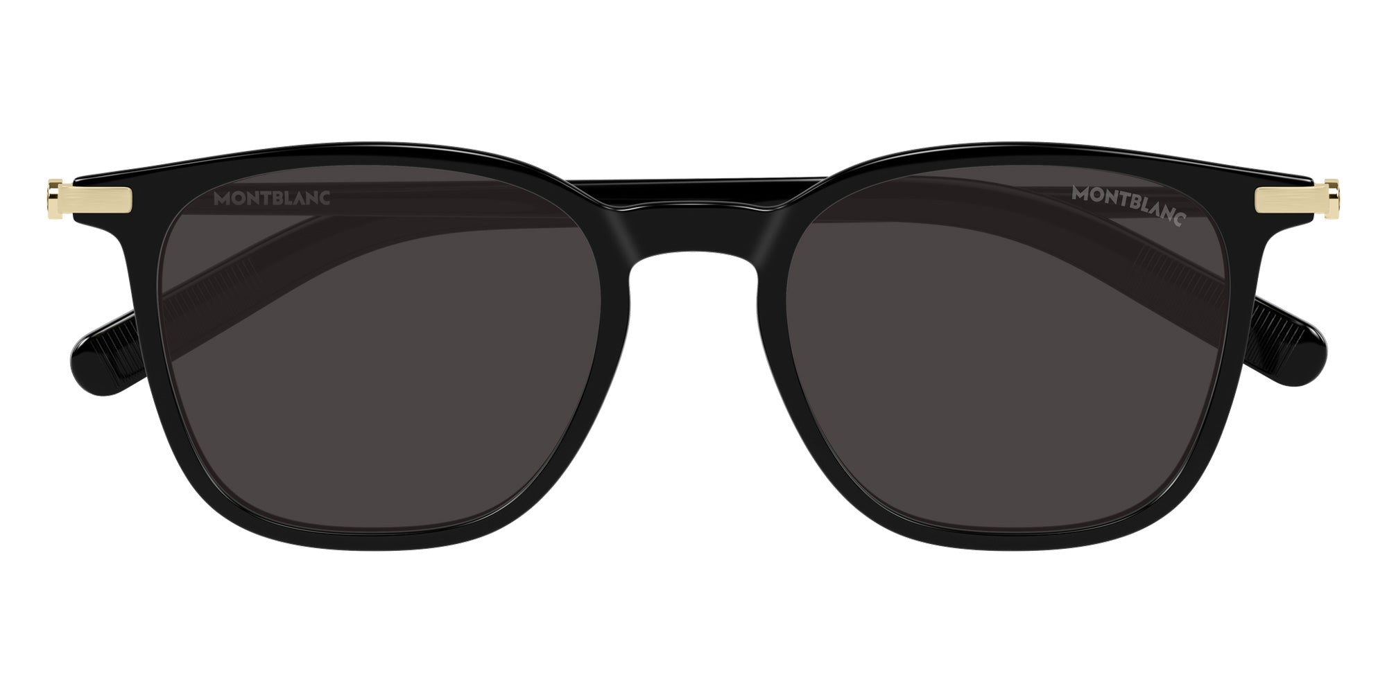 Montblanc MB0460S 001 50 - Black/Gold / Gray #id:mb0460s001_s:100100