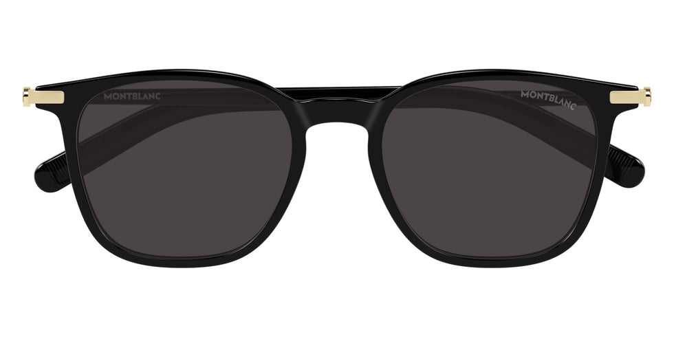 Montblanc MB0460S 001 50 - Black/Gold / Gray #id:mb0460s001_s:100100