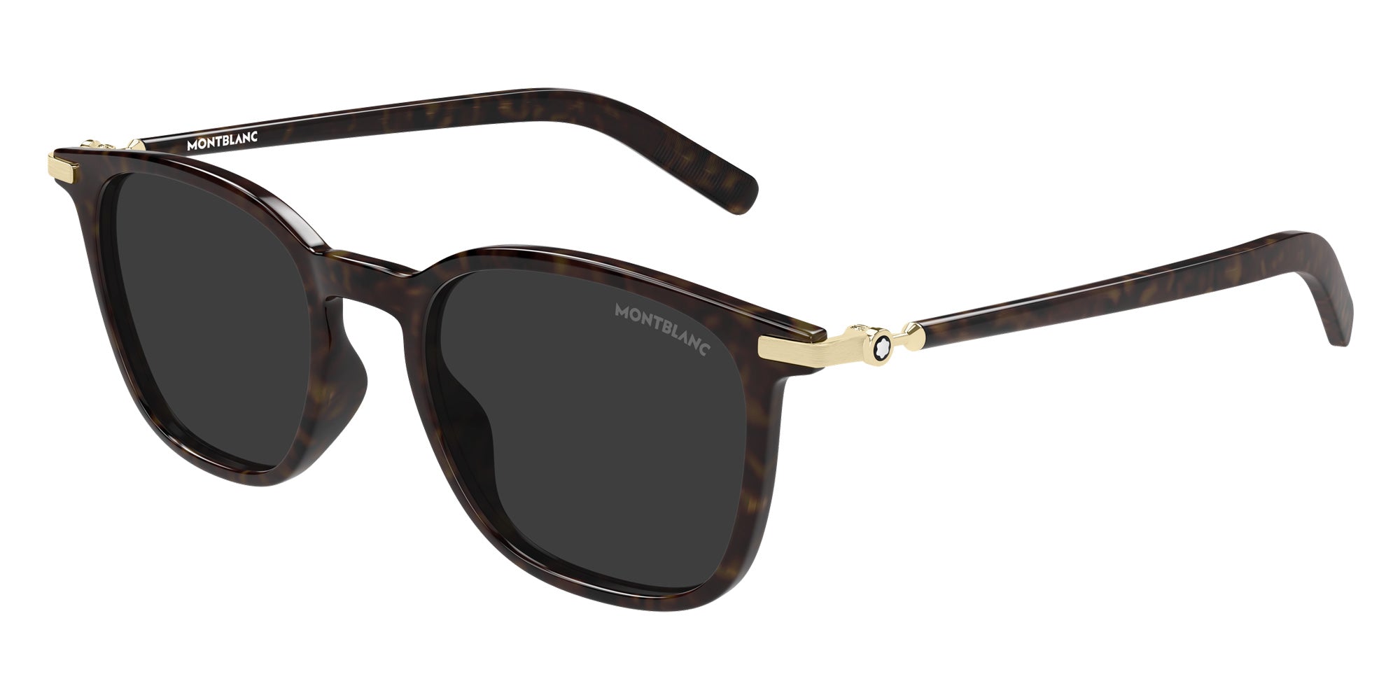 Montblanc MB0460S 003 50 - Havana/Gold / Gray #id:mb0460s003_s:102105