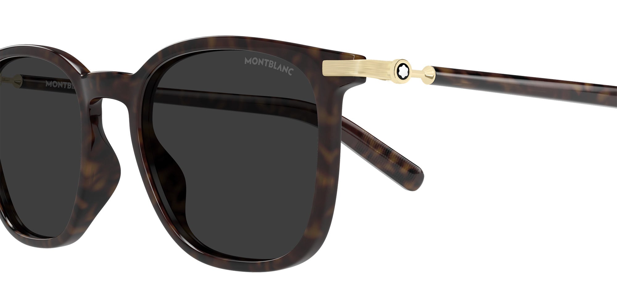 Montblanc MB0460S 003 50 - Havana/Gold / Gray #id:mb0460s003_s:102110