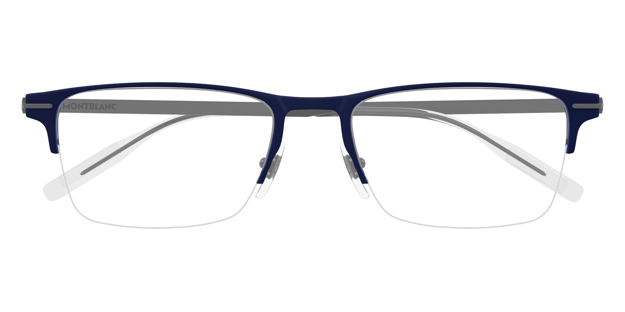 Montblanc MB0468O 003 55 - Blue/Gunmetal #id:mb0468o003_s:104100