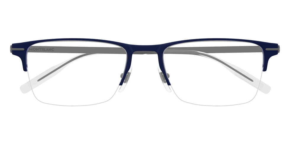 Montblanc MB0468O 007 58 - Blue/Gunmetal #id:mb0468o007_s:110100