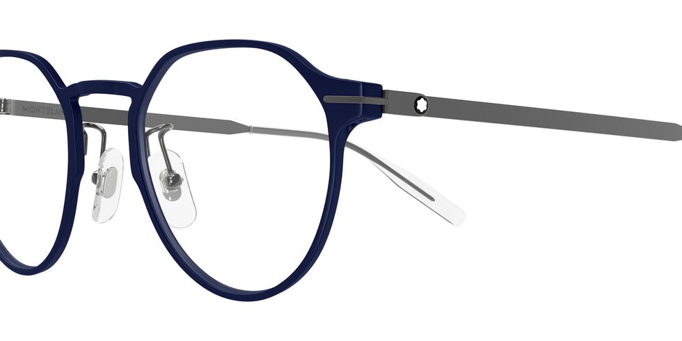 Montblanc MB0469OL 003 50 - Blue/Gunmetal #id:mb0469ol003_s:102110