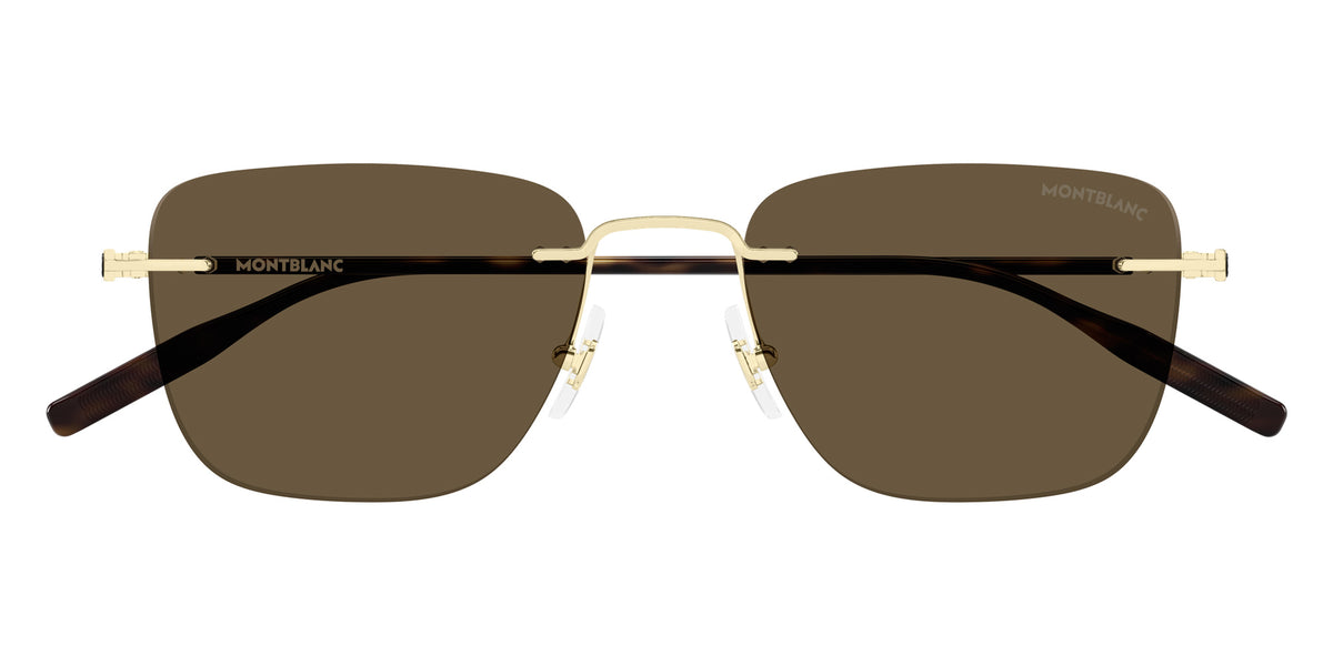 Montblanc MB0470S 003 54 - Gold / Brown #id:mb0470s003_s:102100