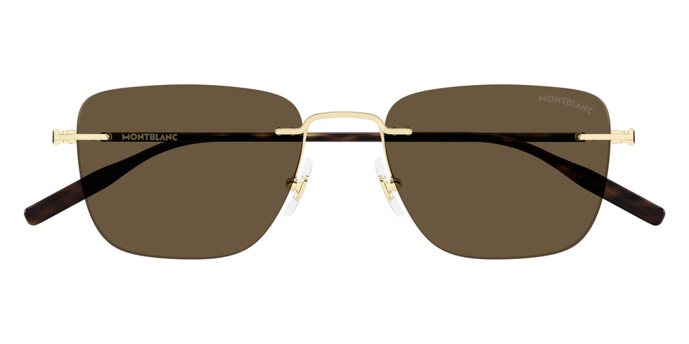 Montblanc MB0470S 003 54 - Gold / Brown #id:mb0470s003_s:102100